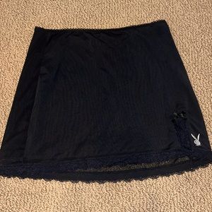 low rise, mini , lace playboy skirt🐰🩷
